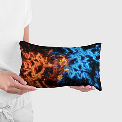 Подушка-антистресс Огонь и вода - Огненный цветок, цвет: 3D-принт — фото 2