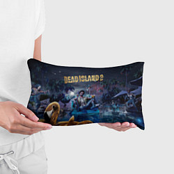Подушка-антистресс Dead island 2 герой в ночи, цвет: 3D-принт — фото 2