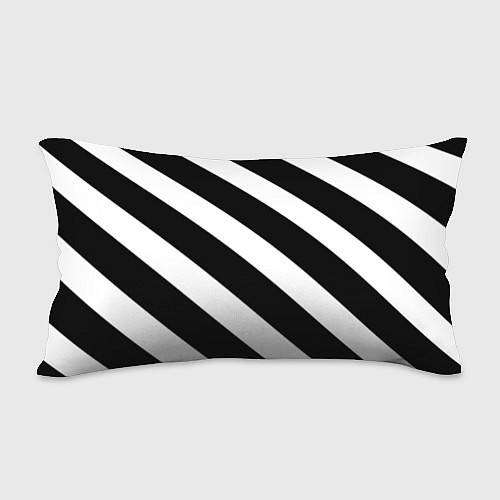 Подушка-антистресс Черно белые полоски / 3D-принт – фото 2