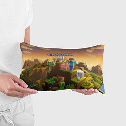 Подушка-антистресс Александр Minecraft, цвет: 3D-принт — фото 2