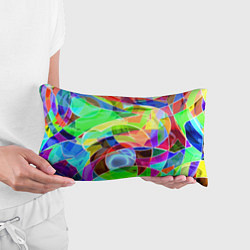 Подушка-антистресс Цветная геометрическая композиция - лето, цвет: 3D-принт — фото 2