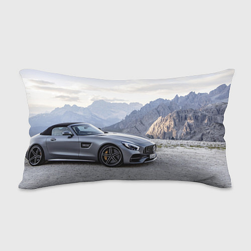 Подушка-антистресс Mercedes AMG V8 Biturbo cabriolet - mountains / 3D-принт – фото 2