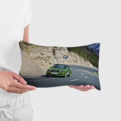Подушка-антистресс Зелёная бэха на горной дороге, цвет: 3D-принт — фото 2