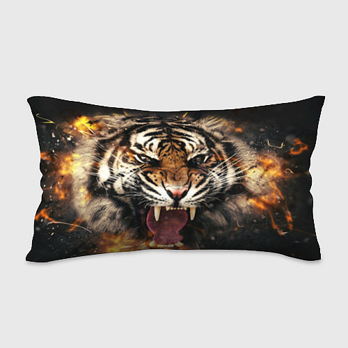 Подушка-антистресс Оскал тигра / 3D-принт – фото 2