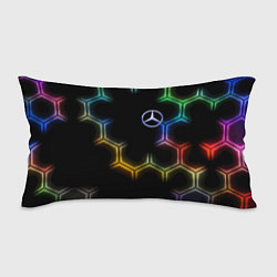 Подушка-антистресс Mercedes - neon pattern, цвет: 3D-принт