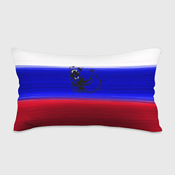 Подушка-антистресс Флаг России с медведем, цвет: 3D-принт