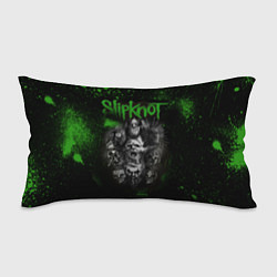 Подушка-антистресс Slipknot green, цвет: 3D-принт