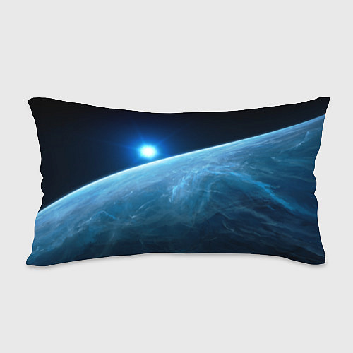 Подушка-антистресс Яркая звезда над горизонтом - космос / 3D-принт – фото 2