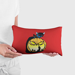 Подушка-антистресс Halloween - тыква и кот, цвет: 3D-принт — фото 2