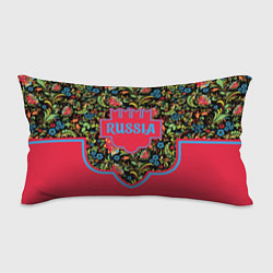 Подушка-антистресс Россия-красивая страна цветов и узоров, цвет: 3D-принт