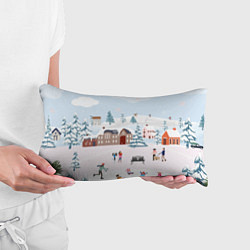 Подушка-антистресс Новый год - каникулы, цвет: 3D-принт — фото 2