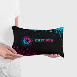 Подушка-антистресс Chelsea - neon gradient: надпись и символ, цвет: 3D-принт — фото 2