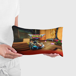 Подушка-антистресс Team Sonic racing - hedgehog - video game, цвет: 3D-принт — фото 2