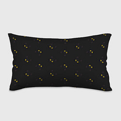 Подушка-антистресс Эстетика Черный кот на темном фоне, цвет: 3D-принт