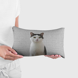 Подушка-антистресс Задумчивый котик, цвет: 3D-принт — фото 2
