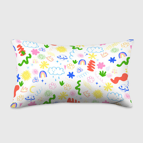 Подушка-антистресс Детские рисунки / 3D-принт – фото 2