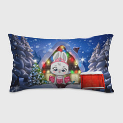 Подушка-антистресс Зайка на шпагате, цвет: 3D-принт