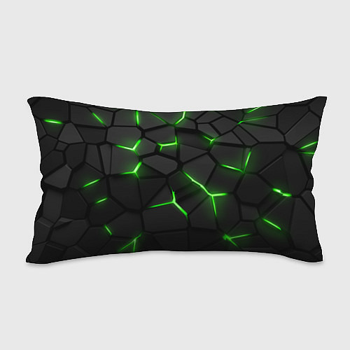 Подушка-антистресс Green neon steel / 3D-принт – фото 2