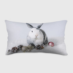 Подушка-антистресс Кролик с шишками и игрушками