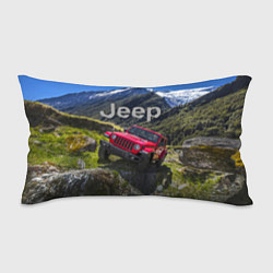 Подушка-антистресс Chrysler Jeep Wrangler Rubicon - горы, цвет: 3D-принт