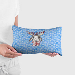 Подушка-антистресс Кролик с рогами оленя, цвет: 3D-принт — фото 2