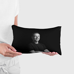 Подушка-антистресс Илон Маск, портрет, цвет: 3D-принт — фото 2