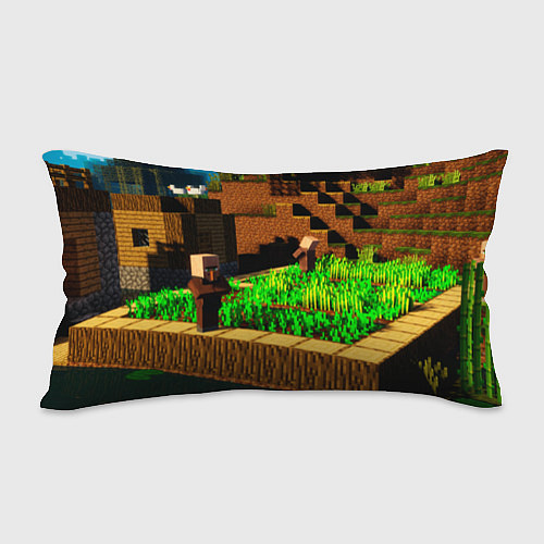 Подушка-антистресс Minecraft ферма / 3D-принт – фото 2