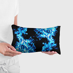 Подушка-антистресс Красивый синий огонь, цвет: 3D-принт — фото 2