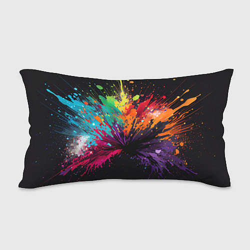 Подушка-антистресс Волк, яркие цвета / 3D-принт – фото 2