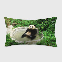 Подушка-антистресс Панда отдыхает в ванной