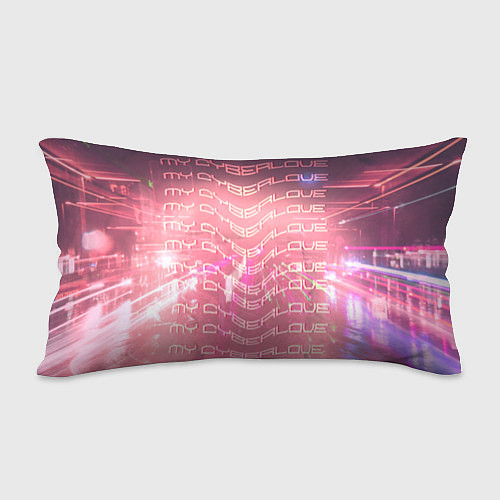 Подушка-антистресс Влюбленные кибер-котики / 3D-принт – фото 2