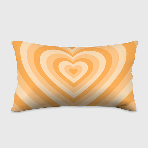 Подушка-антистресс Hearts orange / 3D-принт – фото 2