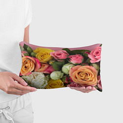 Подушка-антистресс Букет красивых роз, цвет: 3D-принт — фото 2