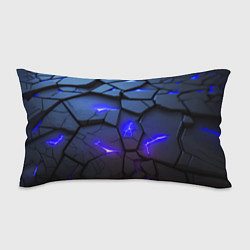 Подушка-антистресс Светящаяся синяя лава, цвет: 3D-принт