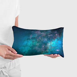 Подушка-антистресс Абстрактный светло-синий космос и звёзды, цвет: 3D-принт — фото 2