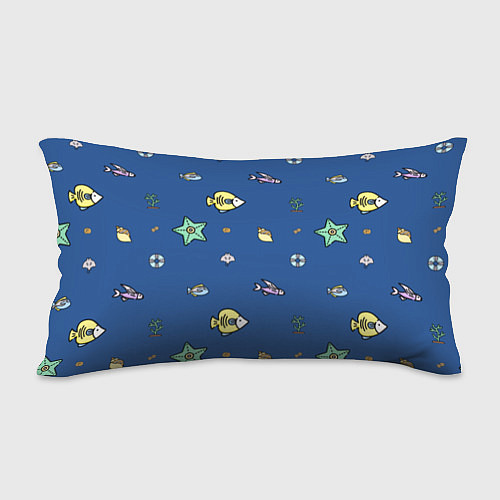 Подушка-антистресс Паттерн - морской мир / 3D-принт – фото 2