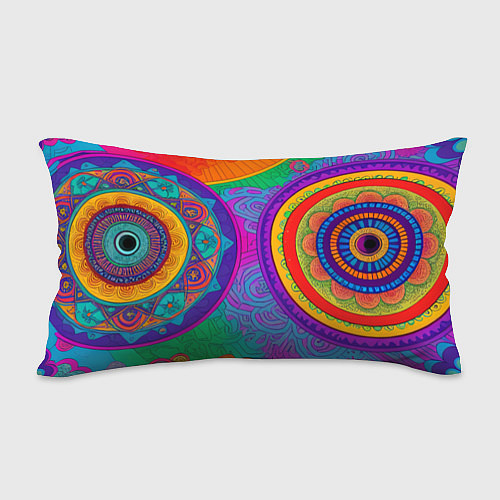 Подушка-антистресс Красочные этнические орнаменты / 3D-принт – фото 2
