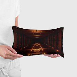 Подушка-антистресс Оранжевые фонари в полной темноте, цвет: 3D-принт — фото 2