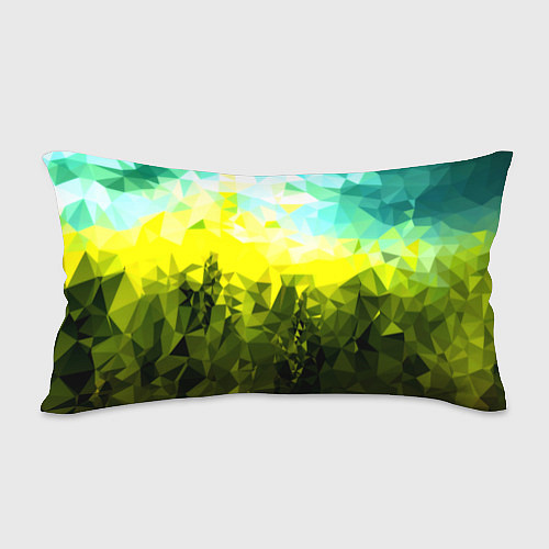 Подушка-антистресс Green abstract colors / 3D-принт – фото 2