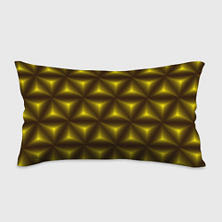 Подушка-антистресс Желтые треугольники, цвет: 3D-принт