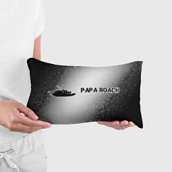 Подушка-антистресс Papa Roach glitch на светлом фоне: надпись и симво, цвет: 3D-принт — фото 2