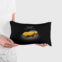 Подушка-антистресс Американский спорткар Chevrolet Corvette Stingray, цвет: 3D-принт — фото 2