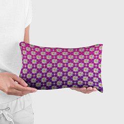 Подушка-антистресс Абстрактные разноцветные узоры на пурпурно-фиолето, цвет: 3D-принт — фото 2
