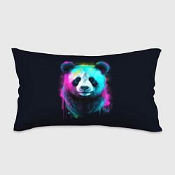 Подушка-антистресс Панда в неоновых красках, цвет: 3D-принт