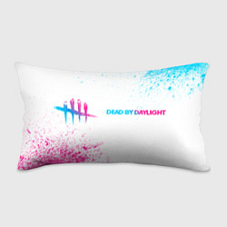 Подушка-антистресс Dead by Daylight neon gradient style: надпись и си