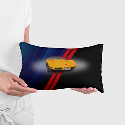 Подушка-антистресс Классический спорткар Chevrolet Corvette Stingray, цвет: 3D-принт — фото 2