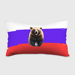 Подушка-антистресс Медведь на флаге