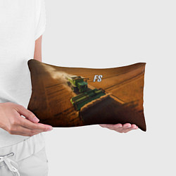 Подушка-антистресс Farming Simulator - Зеленый трактор, цвет: 3D-принт — фото 2