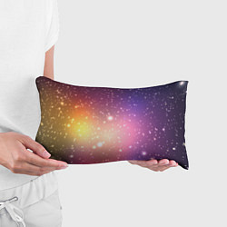 Подушка-антистресс Желто фиолетовое свечение и звезды, цвет: 3D-принт — фото 2