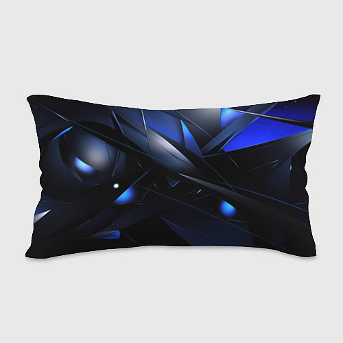 Подушка-антистресс Blue black background / 3D-принт – фото 2